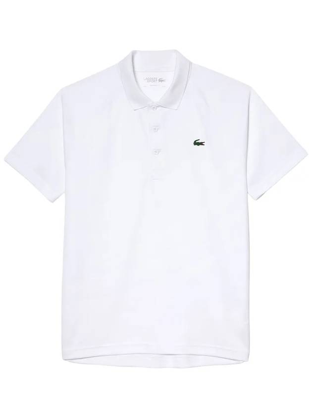 Logo Basic Short Sleeve PK Shirt White - LACOSTE - BALAAN 2