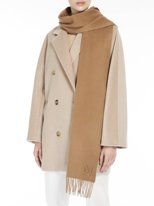 Wes Dahlia embroidered cashmere stole muffler WSDALIA 232 013 - MAX MARA - BALAAN 7