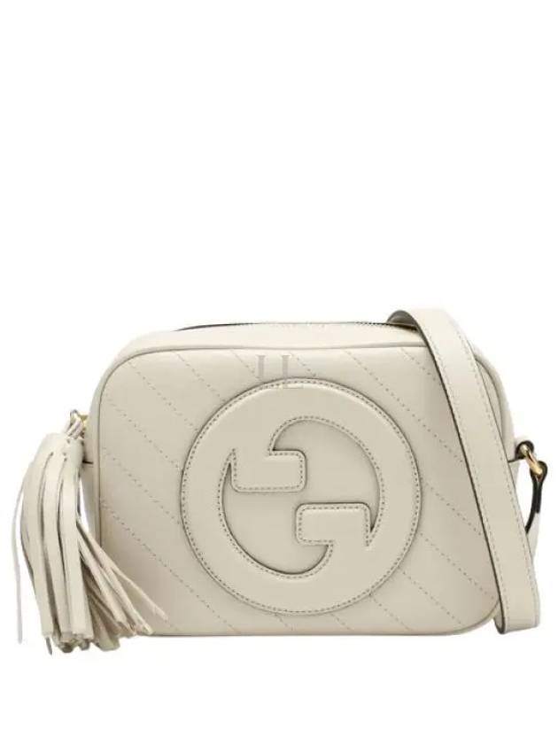 Blondie Small Leather Shoulder Bag White - GUCCI - BALAAN 2