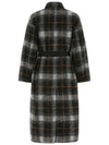 Double Breasted Check Coat MA1221 22A012E 02AN - ISABEL MARANT - BALAAN 3