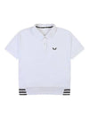 Loose fit poly golf t-shirt WHITE - WHITEBALL - BALAAN 6