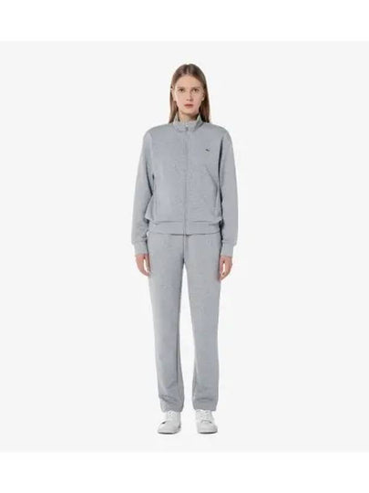 Women's CP Chouli Basic Straight Pants Melange Grey - LACOSTE - BALAAN 2