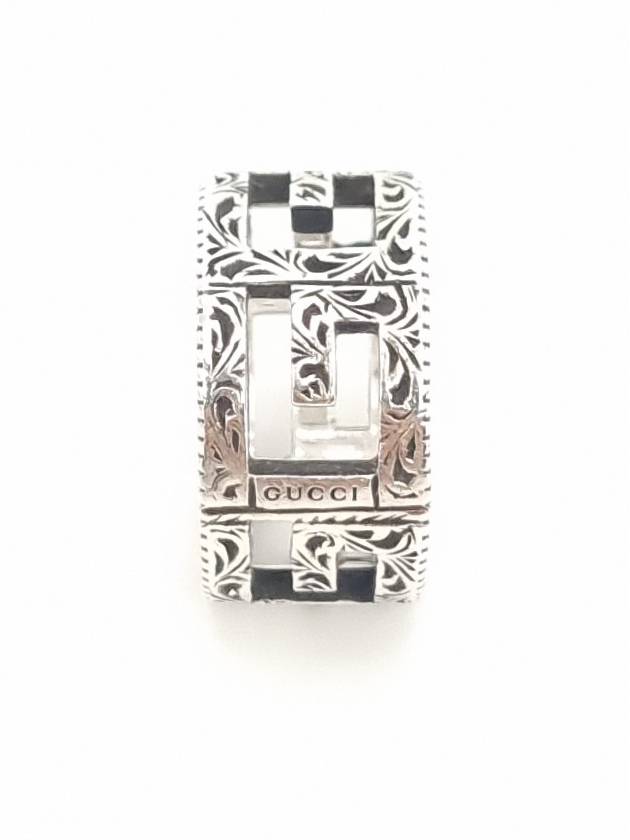 Silver Square Ring 11 551918 - GUCCI - BALAAN 4