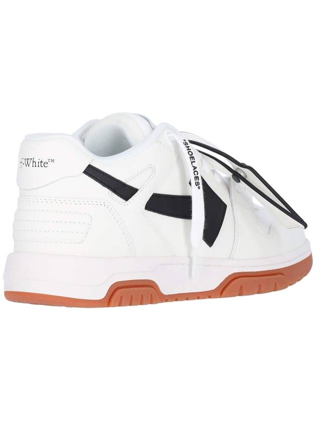 24 ss leather sneakers WITH ICONCI zip tie OMIA189C99LEA0110110 B0650994085 - OFF WHITE - BALAAN 5