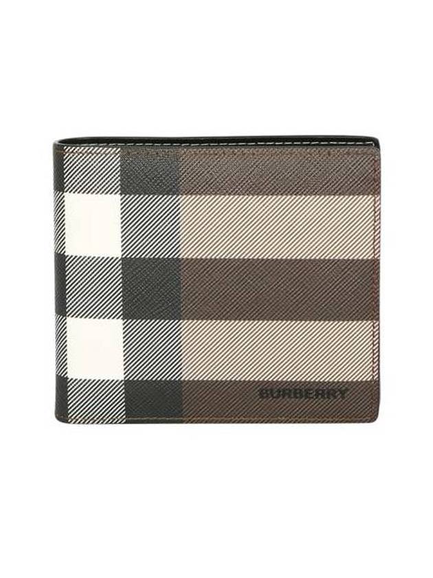 Vintage Check 2-Fold Half Wallet Dark Birch Brown - BURBERRY - BALAAN 2