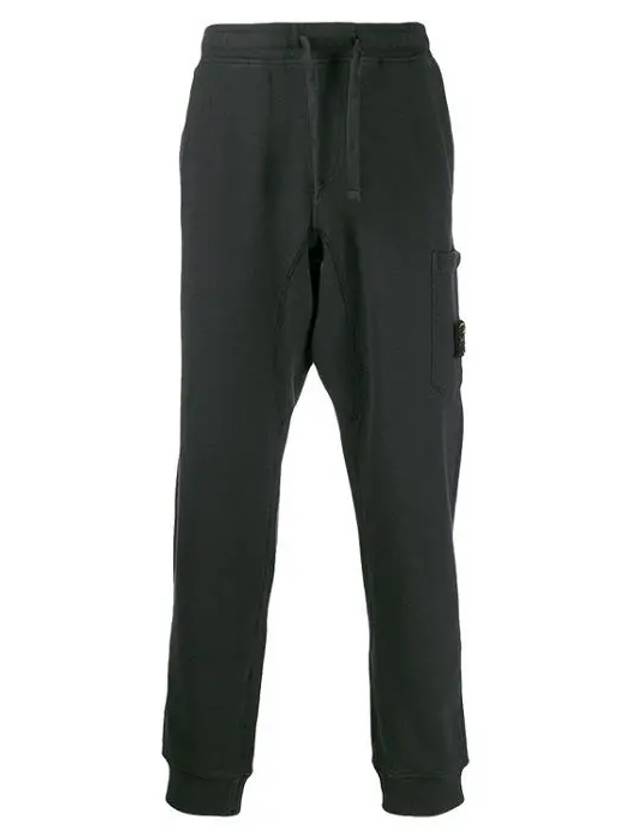 Men's Wappen Patch Jogger Pants Grey - STONE ISLAND - BALAAN 4