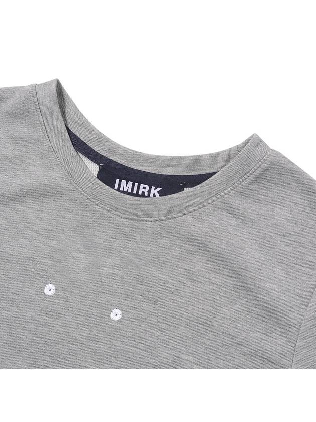 functional crop t-shirt gray - IMIRK - BALAAN 4