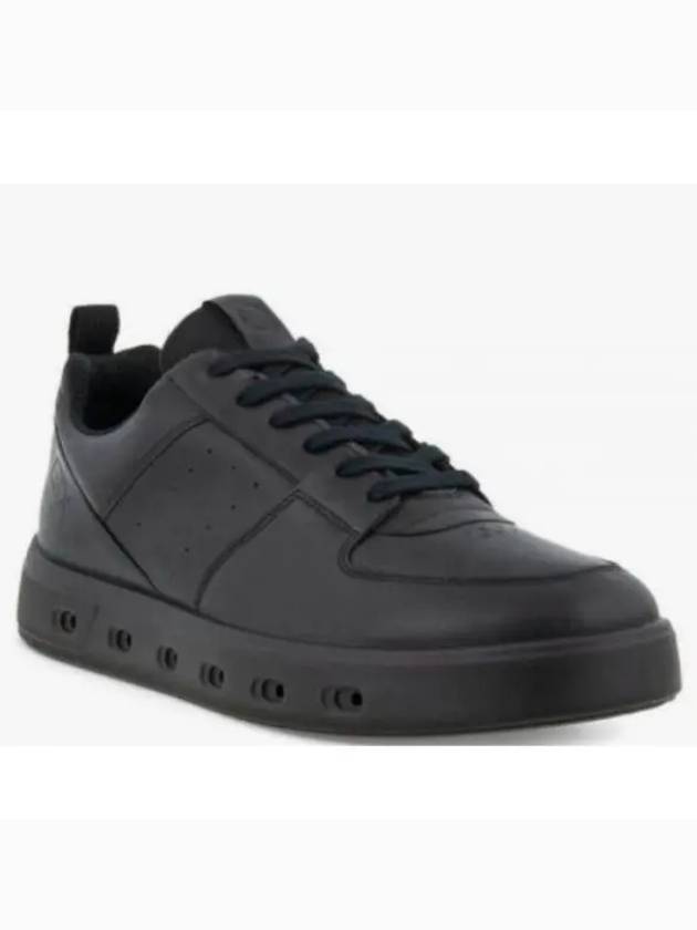 Street 720 Leather Low Top Sneakers Black - ECCO - BALAAN 2