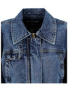 Le Beste Nimes Mayo Cropped Denim Jacket Blue Tabak - JACQUEMUS - BALAAN 5