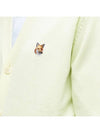 Fox Head Patch Classic Wool Cardigan Yellow - MAISON KITSUNE - BALAAN 3