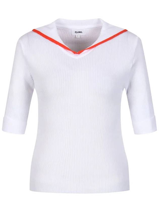Sailor collar roll-up sleeve knit MK4MP321 - P_LABEL - BALAAN 6