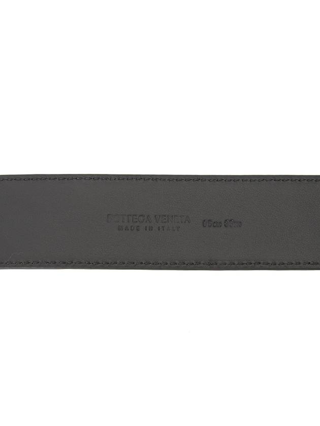 Intrecciato Belt Black - BOTTEGA VENETA - BALAAN 8