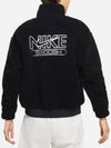 NSW Swoosh Fleece Sherpa Fur Jacket Black - NIKE - BALAAN 4