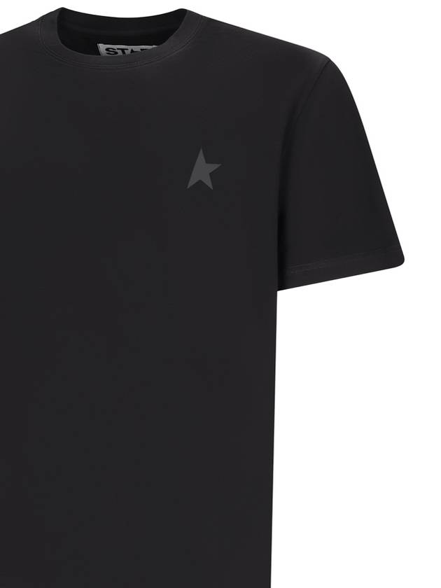 Star Collection Short Sleeve T-Shirt Black - GOLDEN GOOSE - BALAAN 4