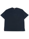 Cotton Oversized Pocket Short Sleeve T-Shirt Navy - THOM BROWNE - BALAAN 3