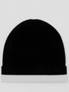 Cashmere Logo Beanie Black - BURBERRY - BALAAN 3