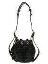 Le Cagole XS Leather Bucket Bag Black - BALENCIAGA - BALAAN 4