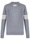 Men's Stitch Striped Wool Knit Top Grey - MAISON MARGIELA - BALAAN 2