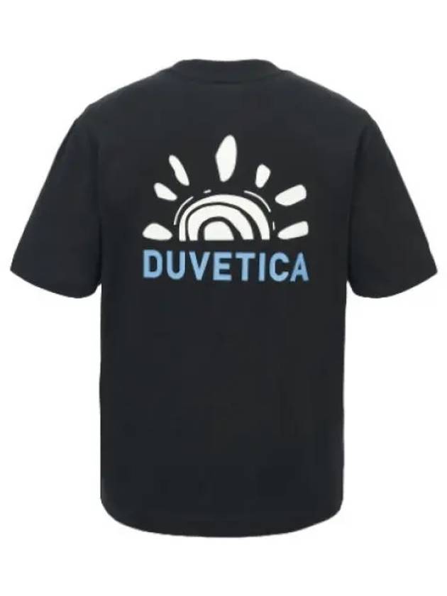 Tiny black men s short sleeve t shirt - DUVETICA - BALAAN 1