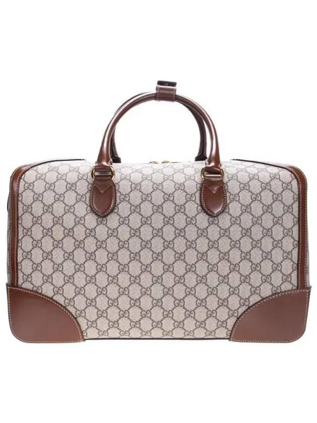 Interlocking G Duffel Bag Brown - GUCCI - BALAAN 4