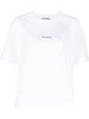 Logo Crew Neck Short Sleeve T-Shirt White - ACNE STUDIOS - BALAAN 2