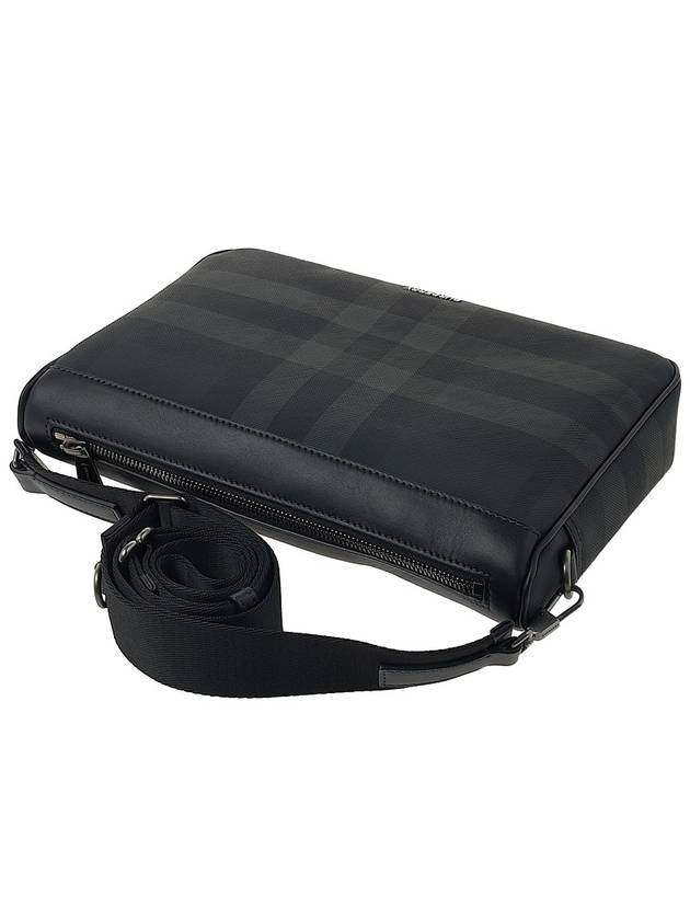 Rambler Check Cross Bag Charcoal - BURBERRY - BALAAN 5