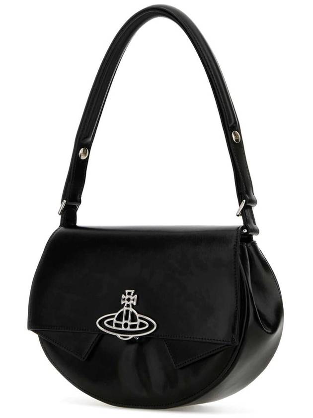 ORB Logo Shoulder Bag Black - VIVIENNE WESTWOOD - BALAAN 3