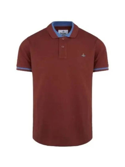 Classic ORB Logo Polo Shirt Red - VIVIENNE WESTWOOD - BALAAN 2