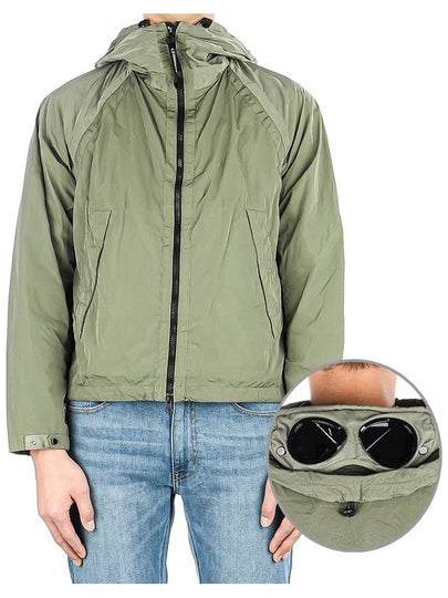 Men's Chrome R Goggles Hooded Jacket Bronze Green - CP COMPANY - BALAAN 2