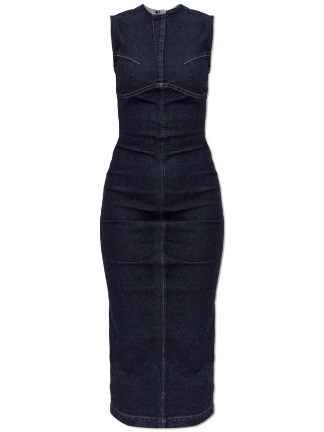 Sportmax Denim Dress Geranio, Women's, Navy Blue - MAX MARA SPORTMAX - BALAAN 1