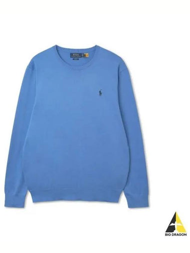 Long sleeve pullover sweater blue - POLO RALPH LAUREN - BALAAN 1