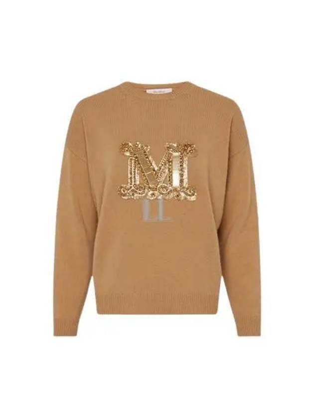 Palato Knit Top Camel - MAX MARA - BALAAN 2