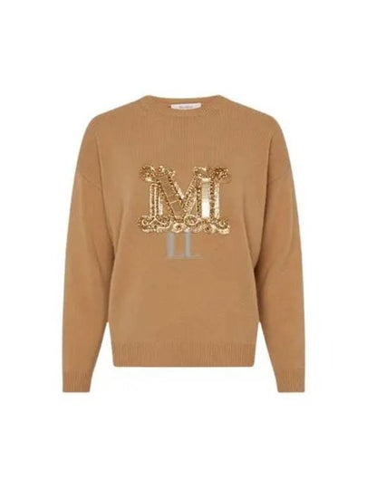 Palato Knit Top Camel - MAX MARA - BALAAN 2