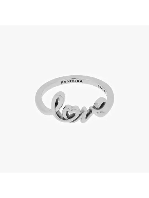 Hand Liton Love Ring Silver - PANDORA - BALAAN 3