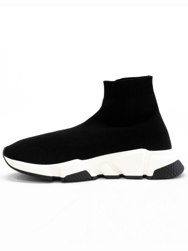 Men's Speedrunner High Top Sneakers Black White - BALENCIAGA - BALAAN 10