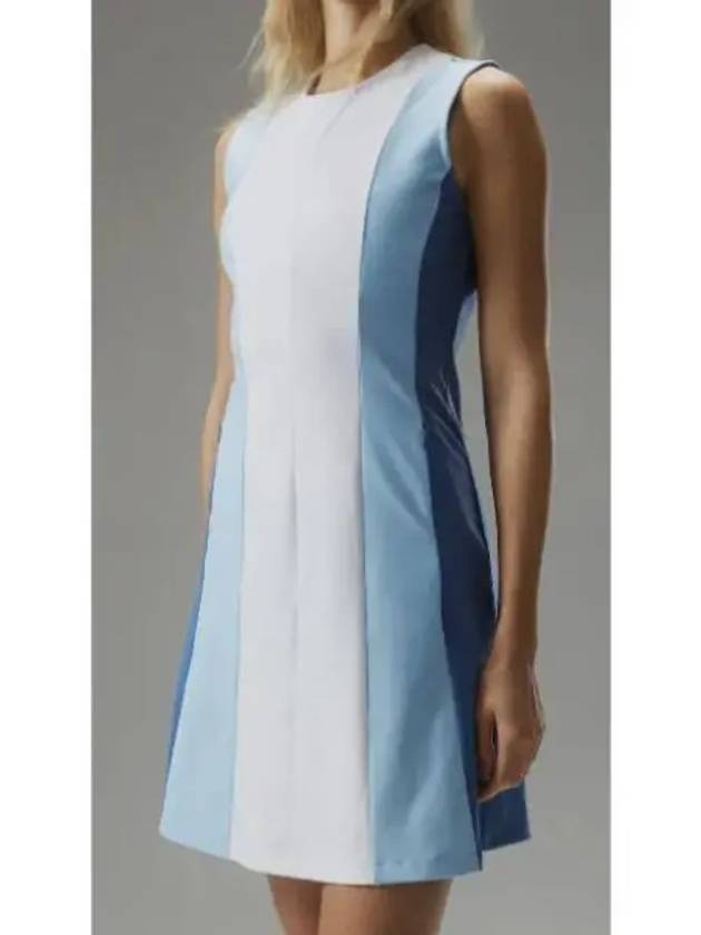 Women's Jasmine A-Line Golf Short Dress Airy Blue - J.LINDEBERG - BALAAN 2