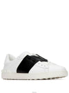 Hidden Open Band Low Top Sneakers White - VALENTINO - BALAAN 6