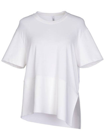 white mix round tee - NEIL BARRETT - BALAAN 1