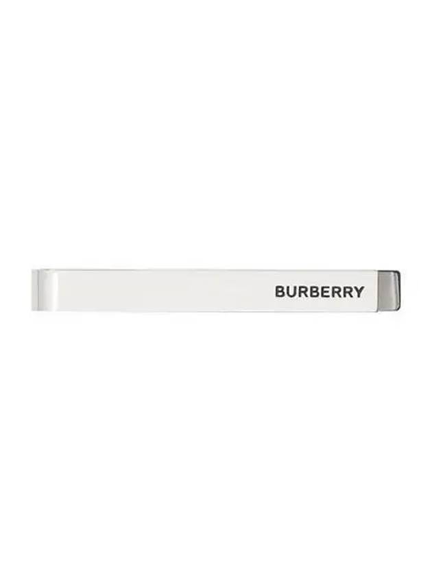 Logo Detail Tie Bar Silver - BURBERRY - BALAAN 2