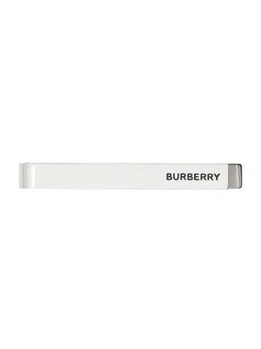 Logo detail tie pin silver - BURBERRY - BALAAN 1