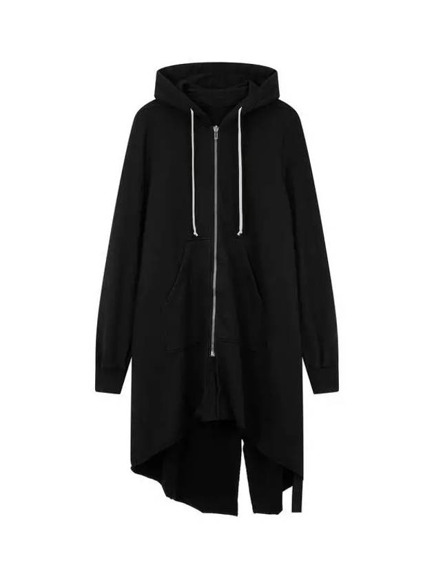 MEN DRKSHDW Drawstring Hooded Long Parka Black 270598 - RICK OWENS - BALAAN 1