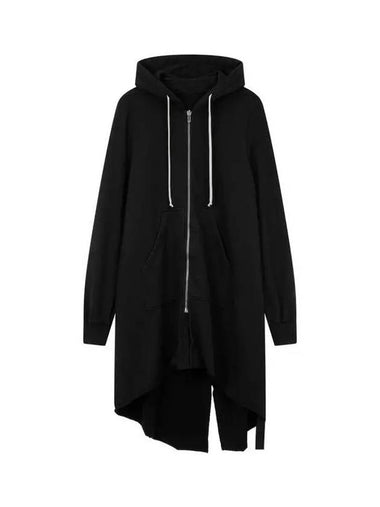 MEN DRKSHDW Drawstring Hooded Long Parka Black 270598 - RICK OWENS - BALAAN 1