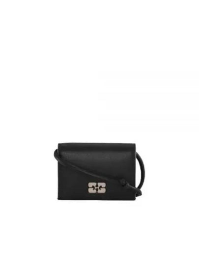 Bou Strap Wallet Black - GANNI - BALAAN 2