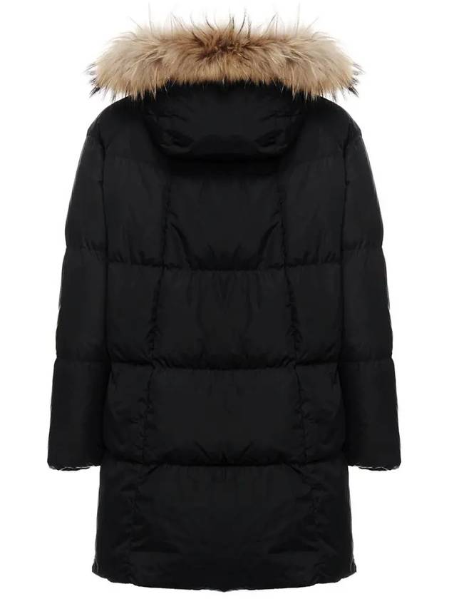 22FW BEMBO fur hood padded jacket black 54961123 004 - MAX MARA - BALAAN 3