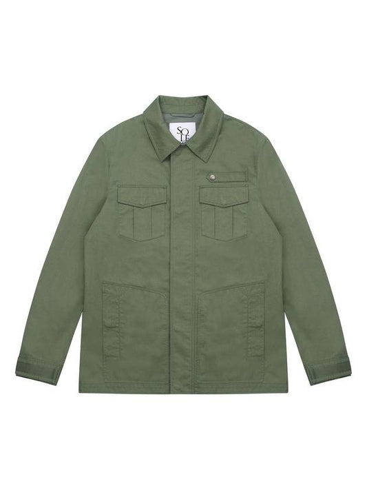 Workwear Jumper Military Jacket Khaki - SOLEW - BALAAN 1