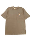 K87 Desert Workwear Chest Pocket Men s Round Short Sleeve Tee - CARHARTT - BALAAN 3