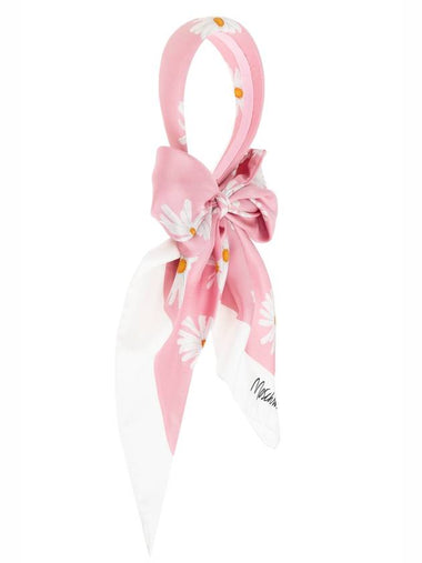 Moschino Headband With Scarf, Women's, Pink - MOSCHINO - BALAAN 1