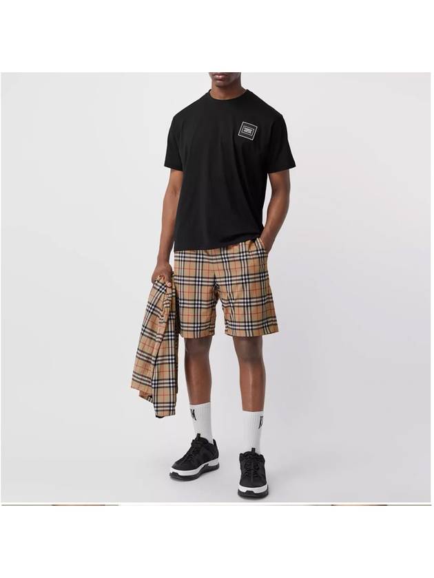 Vintage Check Technical Twill Shorts Beige - BURBERRY - BALAAN 5