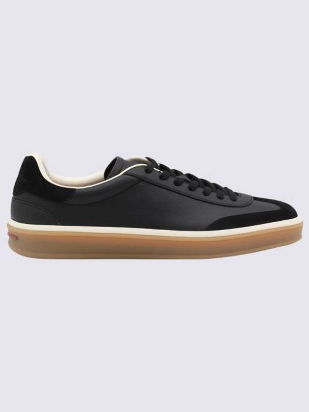 Tennis Walk Low Top Sneakers Black - LORO PIANA - BALAAN 1