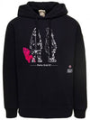 Logo Print Cotton Hoodie Black - TEN C - BALAAN 1